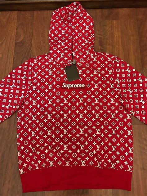 supreme louis vuitton sweater replica|supreme x louis vuitton sweatshirt.